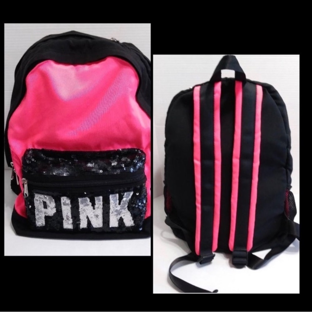 NEW PINK LOGO BLING CAMPUS BACKPACK
LIMITED EDITION